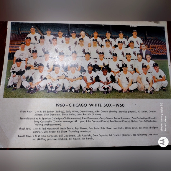 Original 1960 team photo Chicago white sox - Picture 1 of 1